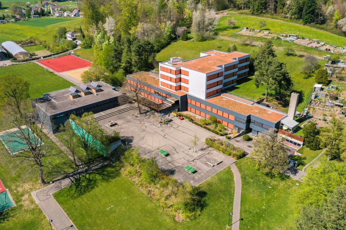 Drohnenbild von Pfäffikon